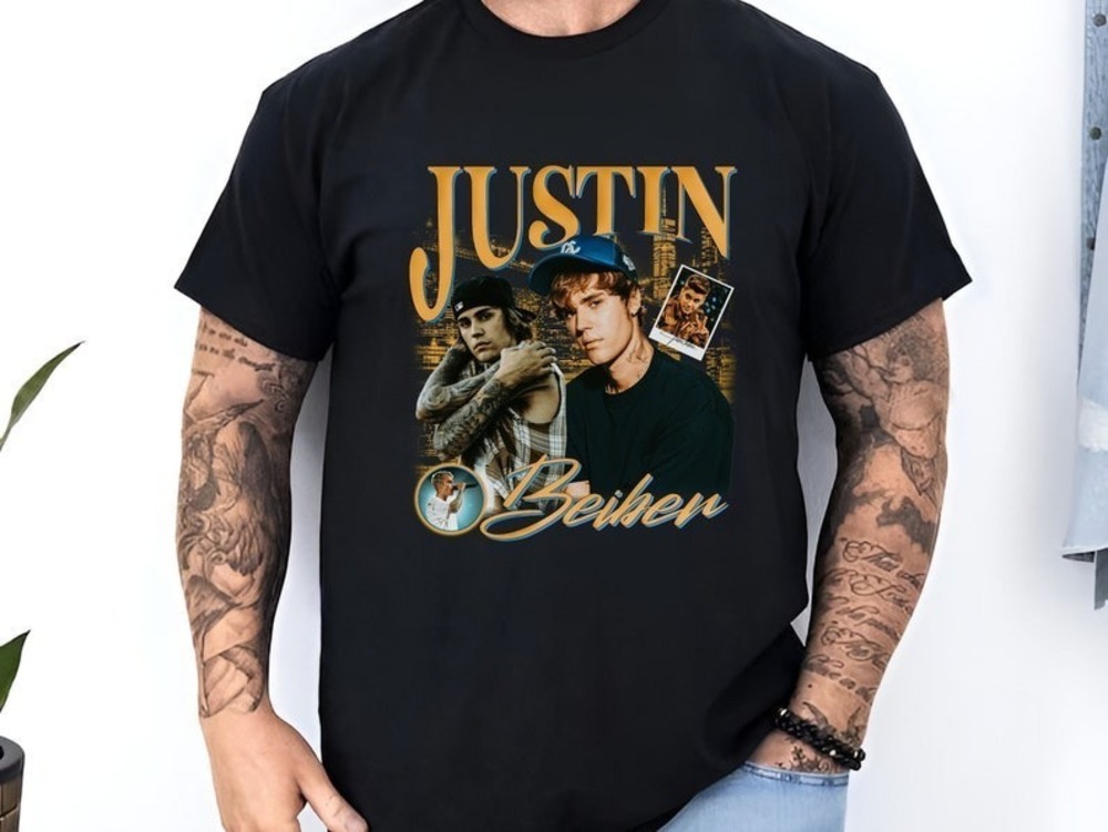 Justin Beiber Graphic Tee Justin Beiber Retro 90s Graphics Unisex T-shirt
